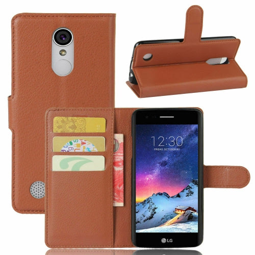 Étui portefeuille folio en cuir pour LG K4 2017 Étui portefeuille folio en cuir pour LG K4 2017